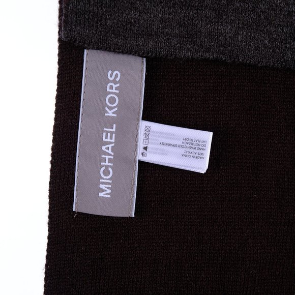 Michael Kors Black & Gray Scarf - Picture 2 of 3